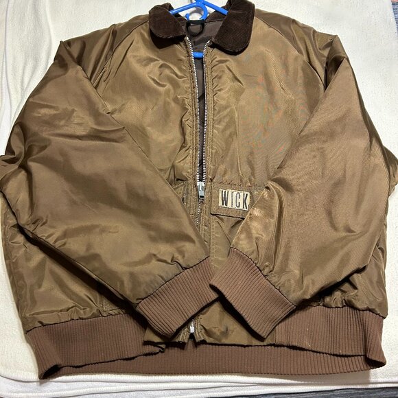 Men's Wick Bomber Jacket. 3X. Chocolate Brown. Preowned. (929) - Picture 1 of 5